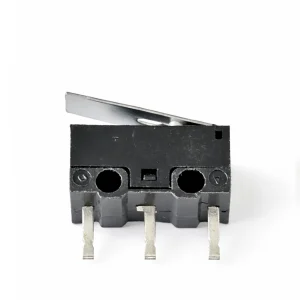 Micro switch 3 pin with NO and NC terminals, PCB terminals