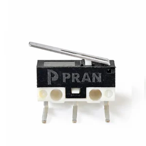 Micro switch 3 pin with NO and NC terminals, Right angle D terminals